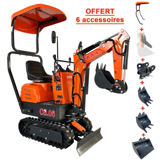 Mini pelle TERRA CS06.R